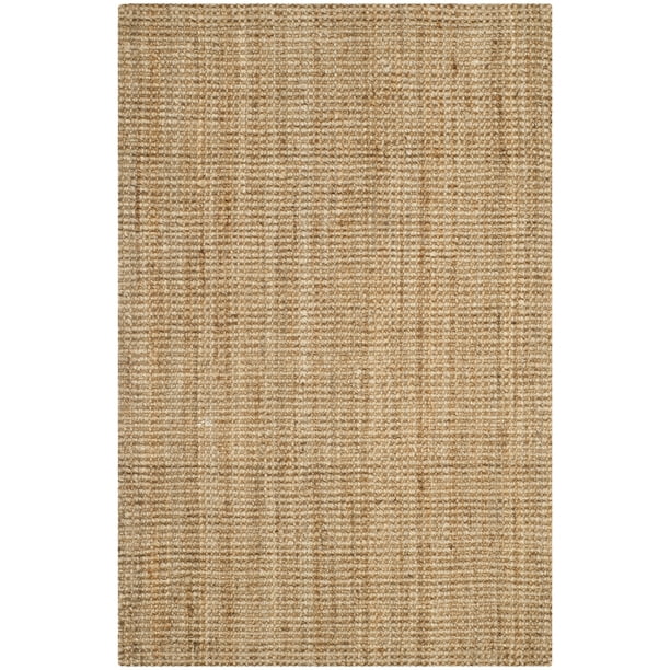 Safavieh Natural Fiber Collection NF747A Handmade Farmhouse Premium Jute Area Rug 9' x 12' Natural Safavieh Natural Fiber Collection NF747A Handmade Farmhouse Premium Jute Area Rug 9' x 12' Natural